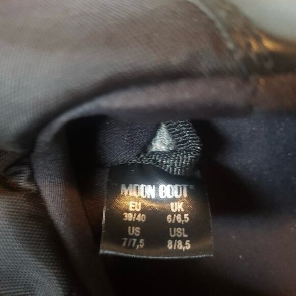 Moon Boot Sandal Mules Nylon Slippers 39/40 NWOT - Picture 7 of 8
